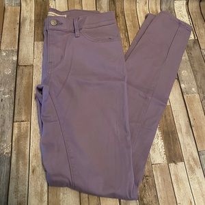 Levi pastel purple skinny jeans